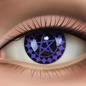Lentilles couleur cosplay - manga, anime Black Buttler Pour Halloween, fantaisie, Carnaval + étuis à lentilles de contact I 1