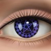 Lentilles couleur cosplay - manga, anime Black Buttler Pour Halloween, fantaisie, Carnaval + étuis à lentilles de contact I 1