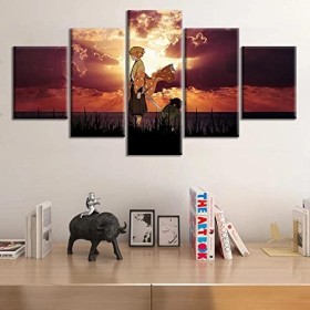 TONATO Canvas Imprimé Walular Art Art Wall Sticker 5 peintures murales imprimées sur Toile Peinture/Affiche avec Cadre, Slaye