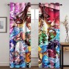 Dem.on Slayer Les Rideaux Décoratifs, Rideaux Thermiques avec Motif, Decoration Maison pour Enfant Chambre-Multicolor||W280 c
