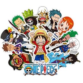 ⭐️ Top Stickers ! ⭐️ Lot de 48 Stickers One Piece - Autocollant HD Vinyles Non Vulgaires – Manga, Luffy, Zorro, Nina, Bomb - 