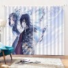 Rideau Occultant, Dem.on Slayer Anime Rideau, Anti Froid Rideau Occultant Thermique pour Chambre Salon, 2 Panneaux-Multicolor
