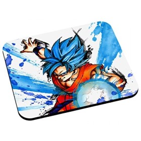 Tapis de Souris Goku Super Cheveux Bleus Dieu Dragon Ball DBZ Manga Sangoku
