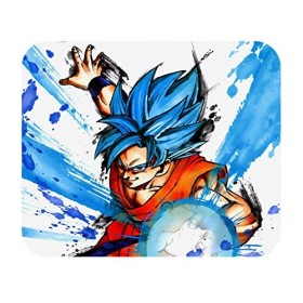 Tapis de Souris Goku Super Cheveux Bleus Dieu Dragon Ball DBZ Manga Sangoku