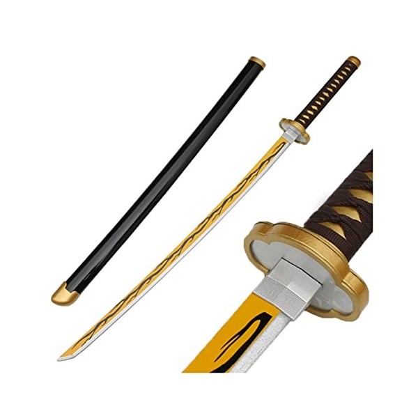 DLUSEN Katana, Slayer Cosplay Samurai Sword Toys Toys Modèle de Prop, Pour Anime Slayer Fans/H/75Cm
