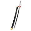 DLUSEN Épée En Bois, Slayer Cosplay Sword Arme En Bois DArme, Pour Anime Slayer Fans Anime Lovers Toys Arme/Red