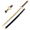 Uvency Cosplay En Bois Anime Sword Slayer Sword Kaigaku Katana Sword Japanese Katana Kids Toys Anime Fan The Of Slayer Black 