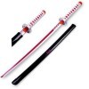 Uvency 41″ Slayer Sword Slayer Cosplay Tsuyuri Kanawo Katana Sword Wood Samurai Sword Toy Halloween Cosplay Props For Anime L