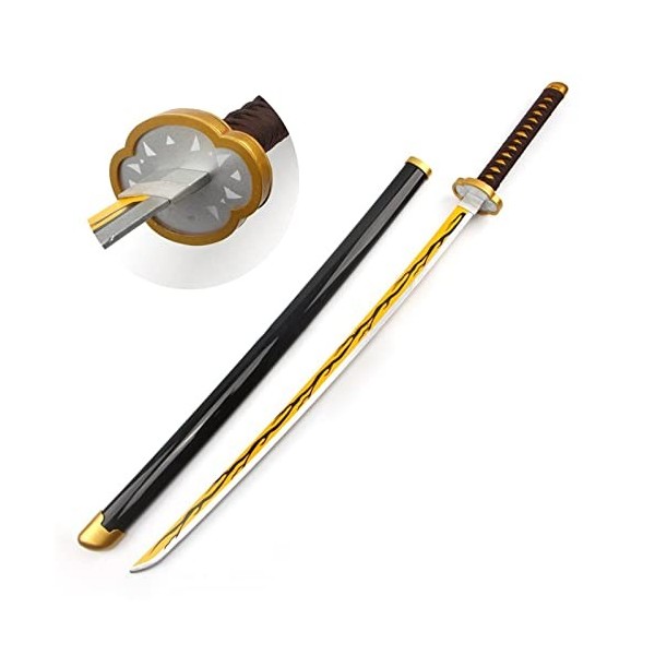 Uvency Katana Sword Toy 41 Pouces Slayer Sword Kaigaku Samurai Sword Bois Slayer Cosplay Pour Les Amateurs DAnime Fait À La 