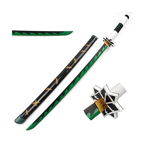 Uvency Katana Shinazugawa Sanemi Slayer Épée Samurai Jouet En Bois Épée Slayer Merch Épée Prop Anime Cosplay Jouet Armes Cade