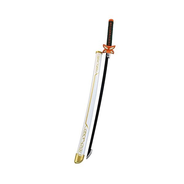 DLUSEN Bokken En Bois, Accessoires DÉpée Anime Cosplay Blade Sword Arme Prop, Pour Anime Slayer Fans Amoureux Des Anime/Yell