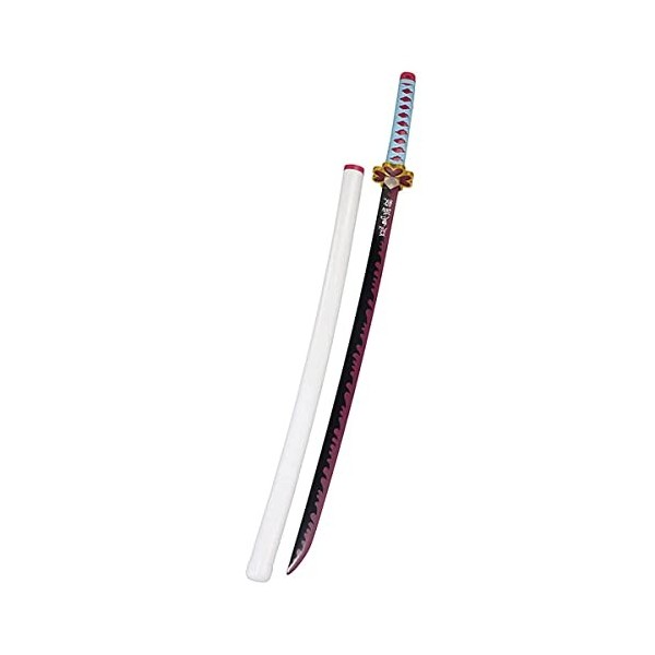 DLUSEN Bokken En Bois, Accessoires DÉpée Anime Cosplay Blade Sword Arme Prop, Pour Anime Slayer Fans Amoureux Des Anime/Yell