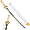Uvency Katana Slayer Lame Anime Cosplay Agatsuma Zenitsu Épée En Bois Anime Épée, Enfant Jouet Anime Ninja Katana 76Cm/104Cm 
