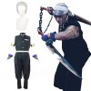 Fiamll Zenitsu Costume de cosplay Tomioka Giyuu - Tenue de cosplay - Tueur de démons - Costume dHalloween - Kimono - Pour en