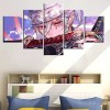 TANOHA Impressions sur Toile, 5 Impressions en Toile, 5 peintures murales, décorations de Salon, Slayer Demon, Tengen Uzui, H