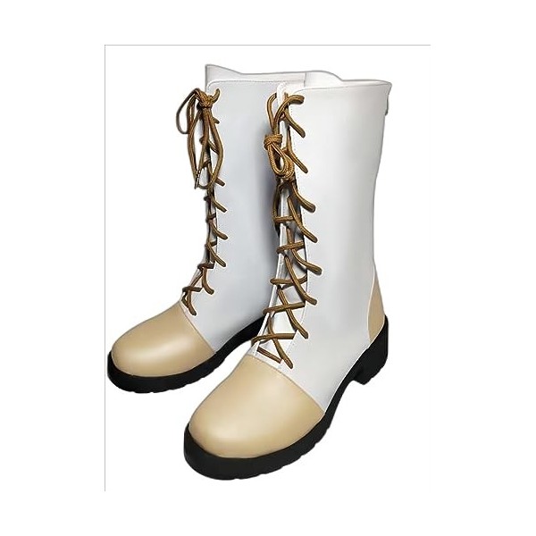 ERIMEI Sparkle Cosplay Bottes Chaussures for Demon Slayer Kimetsu no Yaiba Tsuyuri Kanao