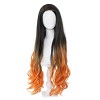 AxBALL Appliquer à Max Beauty Anime Halloween Character Cosplay Vêtements for Demon Slayer Color : Black Orange Nezuko 