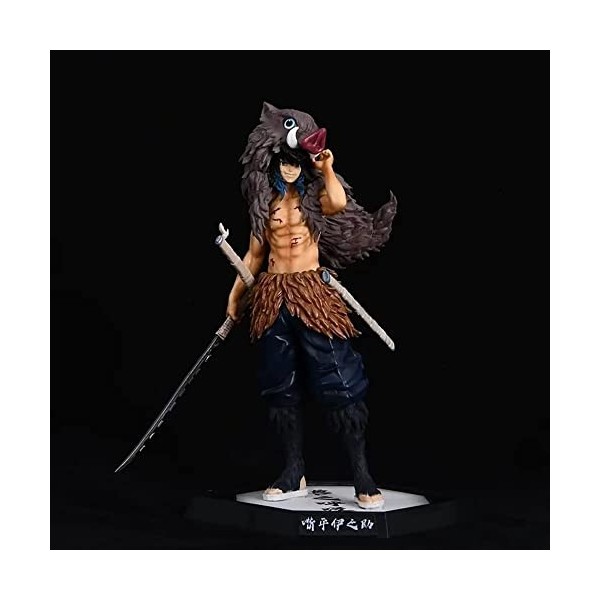 THAWR Anime Demon Slayer Action Figure Standing Posture 30cm/11.8inch Kimetsu no Yaiba: Inosuke HashibiraBoar Head Version Ac