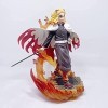 REOZIGN Demon Slayer GK Figure Statue, Rengoku Kyoujurou 20cm/7.9inch Action Figure Cartoon Poupée Jouets Anime PVC Personnag