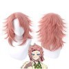 Mode Anime Demon Slayer Kimetsu no Yaiba Sabito Perruque Cosplay Costume Hommes Femmes Résistant À La Chaleur Synthétique Che