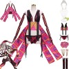 Tjmiaohao Anime Kimetsu No Yaiba Daki Cosplay Costume Outfit Demon Slayer Kimono Perruque Ensemble Complet Halloween Carnaval