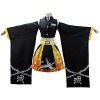 NOUVEAU Agatsuma Zenitsu Femme Robe Anime Demon Slayer Kimetsu no Yaiba Zenko Cosplay Costume Femmes Filles Robe Noire Reine 