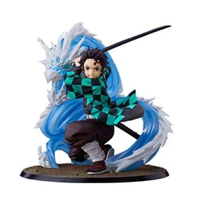 TRK Demon Slayer: KIMETSU No Yaiba Kamado Tanjirou Modèle Combat Stance GK Modèle Modèle Model Mobile Figure Figurine Cadeau 