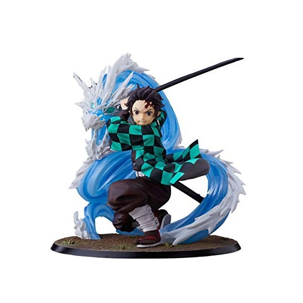 TRK Demon Slayer: KIMETSU No Yaiba Kamado Tanjirou Modèle Combat Stance GK Modèle Modèle Model Mobile Figure Figurine Cadeau 