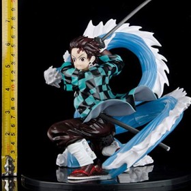 TRK Demon Slayer: KIMETSU No Yaiba Kamado Tanjirou Modèle Combat Stance GK Modèle Modèle Model Mobile Figure Figurine Cadeau 