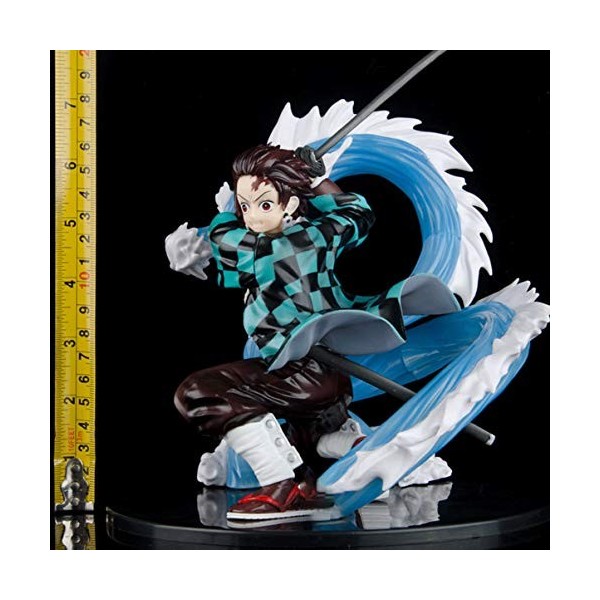 TRK Demon Slayer: KIMETSU No Yaiba Kamado Tanjirou Modèle Combat Stance GK Modèle Modèle Model Mobile Figure Figurine Cadeau 