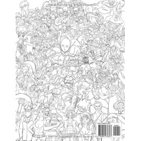 50 Coloriage Manga: Plus de 50 dessins uniques à colorier dans plus de 15 univers différents - pour enfants, adolescents et a