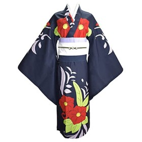 MengXin Anime Demon Slayer Tamayo – Costume de costumade – Robe kimono uniforme pour Halloween – Fabriqué sur mesure taille 