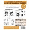 Dessin de visages pour manga, BD, illustration: Méthode unique avec des croquis de lauteur pour faciliter lapprentissage