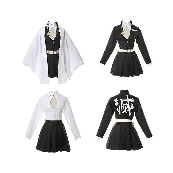 CR ROLECOS Costume de kimono Demon Slayer Mitsuri pour cosplay Mitsuri - Ensemble dHalloween, taille S