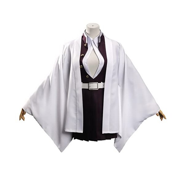 JOJO STYLE Demon Slayer Kanroji Mitsuri Anime Cosplay Costume Cosplay Vêtements Kimono Japonais Accessoires pour Halloween L