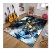 PacuM Tapis Anime Demon Slayer Salon Tapis,Peut Être Lavé Ménage Décoration Sauvage Tapis pour Chambre à Coucher, Table de Ch