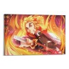 Poster décoratif sur toile avec personnage de Demon Slayer et pilier de lanime Demon Slayer 50 x 75 cm 