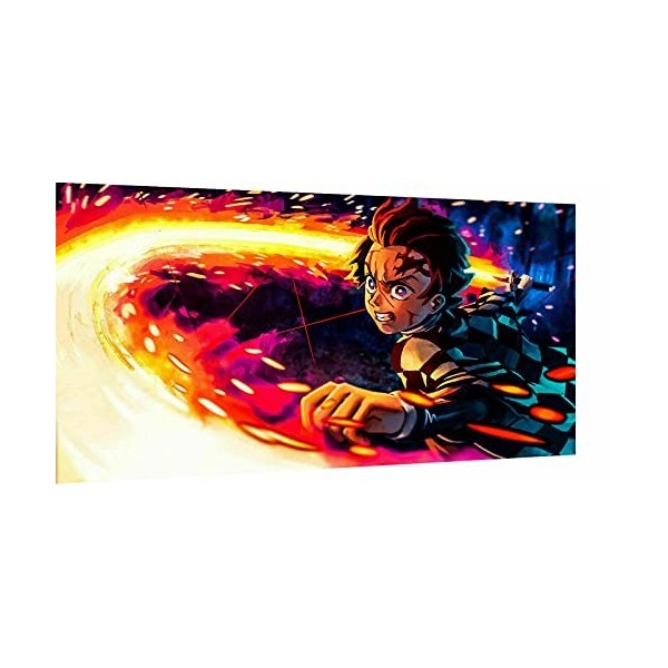 Magic Canvas Art - Images Demon Slayer Anime Impression sur toile 1 pièce de haute qualité Tableau mural moderne Design mural