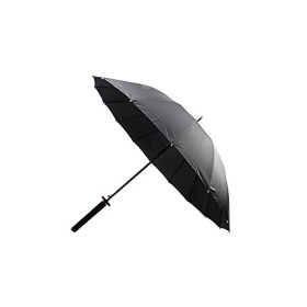 HUVE Parapluie Parasol pour Demon Slayer Kamado Tanjirou, Long Manche Personnalité Créative Parapluie Droit Samouraï, Coupe-V