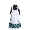 Anime New Demon Slayer Costume Kamado Tanjirou Robe de soubrette pour Halloween taille M, blanc 