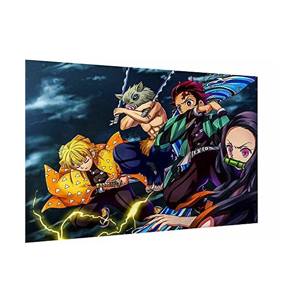 Magic Canvas Art - Images Demon Slayer Anime Impression sur toile 1 pièce de haute qualité, art mural, décoration murale desi