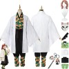 Tjmiaohao Anime Sabito Cosplay Costume Outfit Demon Slayer Kamado Tanjirou Kimono Perruque Masque Porte-clés Ensemble Complet