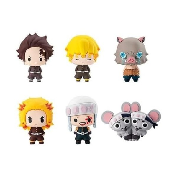 Megahouse Demon Slayer: Kimetsu no Yaiba Chokorin Mascot Series Assortiment Trading Figures Vol. 4 5 cm 6 