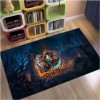 PuPlum Tapis Antidérapant Moderne Minimaliste Chambre Demon Slayer Tapis denfants,Peut Être Lavé Ménage Décoration Sauvage T