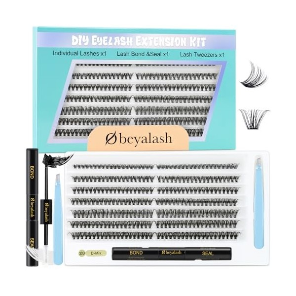 Faux Cils Manga Eyelashes Individual 10mm 12mm 14mm Individual Lashes D Curl DIY Cils Individuels Réutilisable Faux Cils Indi