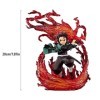 Tanjiro Figurine de manga Demon Slayer - 20 cm - Figurine de dessin animé - Modèle de collection animée, cadeau pour les fans