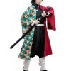CR ROLECOS Demon Slayer - Costume de cosplay - Unisexe - Kimono japonais - Pour homme et femme L, Tomioka Giyuu 
