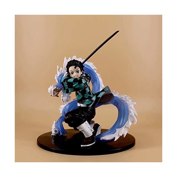 JIUFACAI Figurine danime en PVC - Figurine Demon Slayer Kanamon Tanjiro Actions Figures 1/8 - Cadeau danniversaire - Modèle