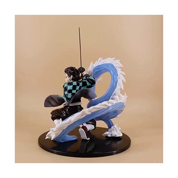 JIUFACAI Figurine danime en PVC - Figurine Demon Slayer Kanamon Tanjiro Actions Figures 1/8 - Cadeau danniversaire - Modèle