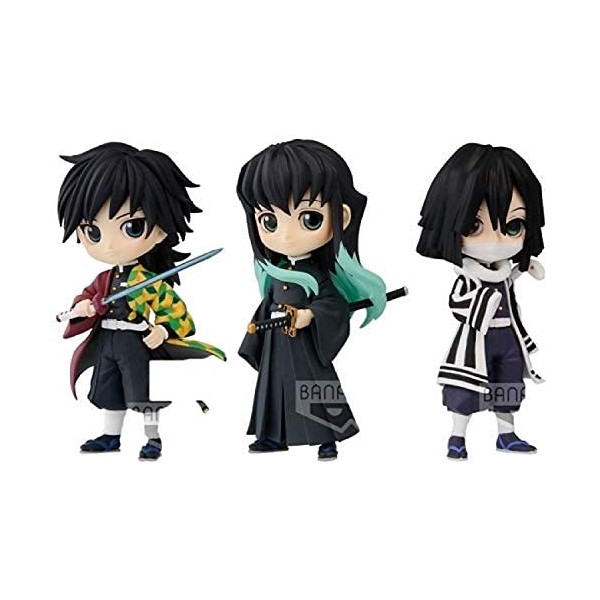 BANPRESTO Demon Slayer Q Posket Petit Vol. 3 figurines en PVC 7 cm
